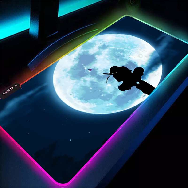 Esports Gaming Mouse - Alas Mouse Besar RGB 90X40Cm Naruto