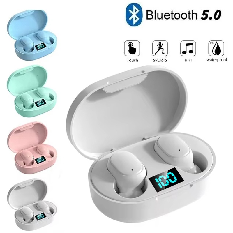 Esports Gaming Earbuds - A6S TWS Earphone Headset Bluetooth Nirkabel