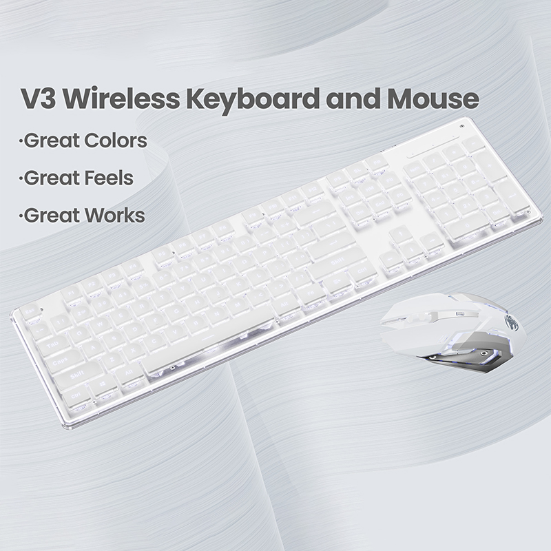 EWEADN V3 Set Keyboard dan Mou - Esports Wireless Gaming Mouse ulasan dan harga