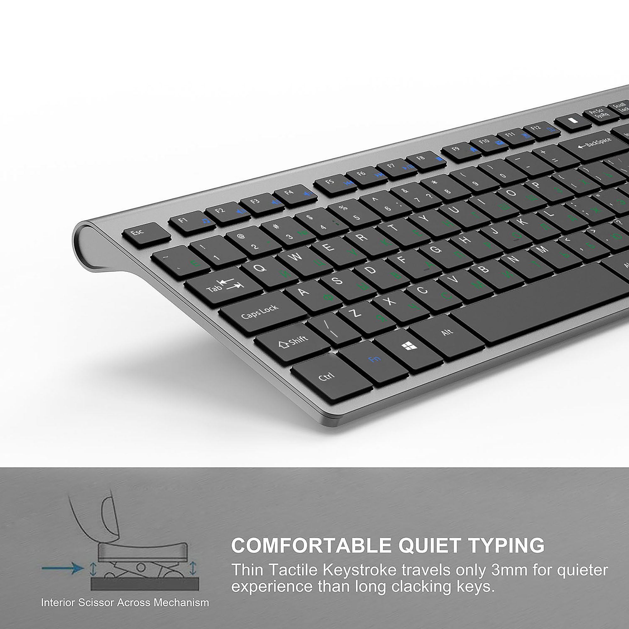 Set Keyboard dan Mouse Nirkabe - Esports Wireless Gaming Mouse ulasan dan harga