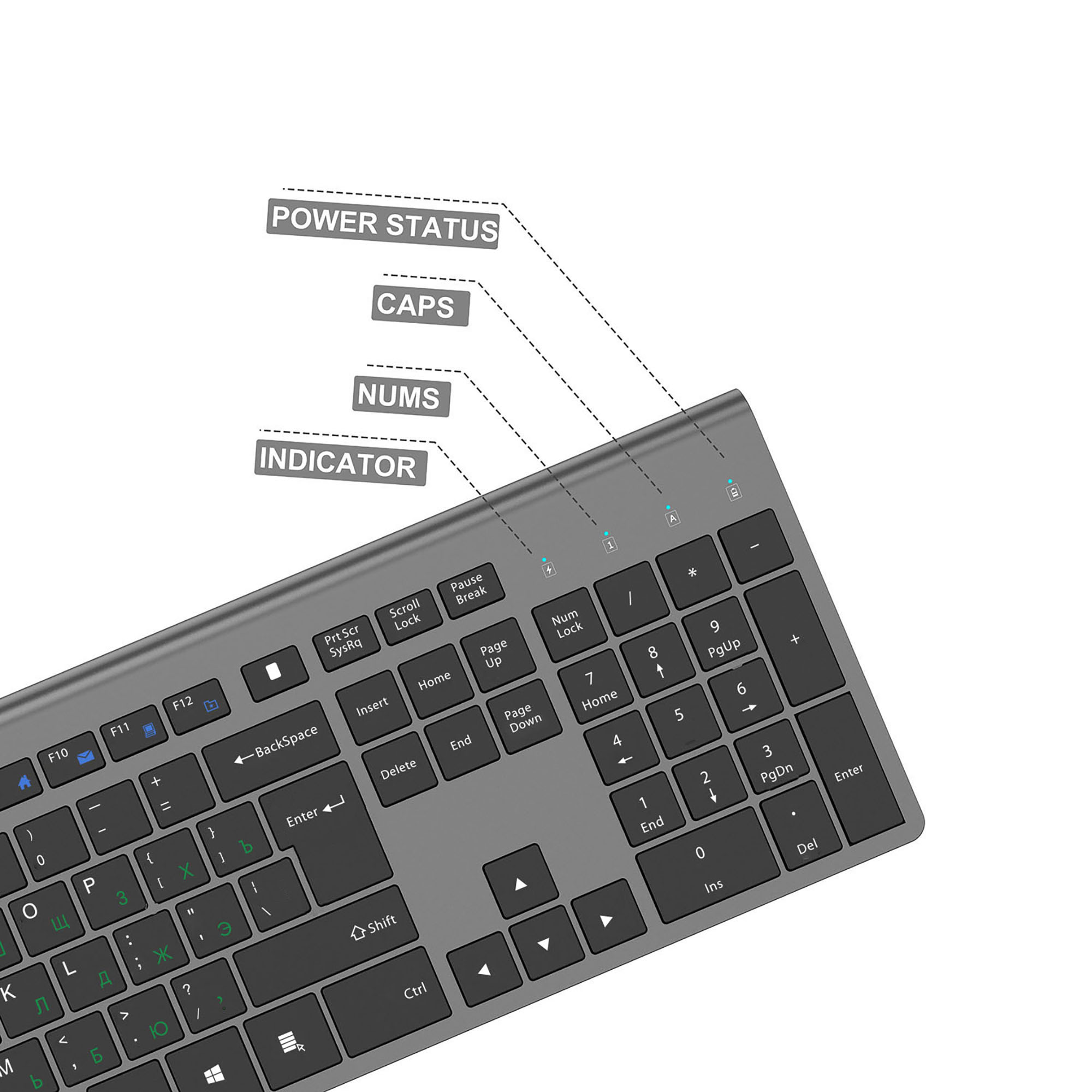 Set Keyboard dan Mouse Nirkabe - Esports Wireless Gaming Mouse ulasan dan harga