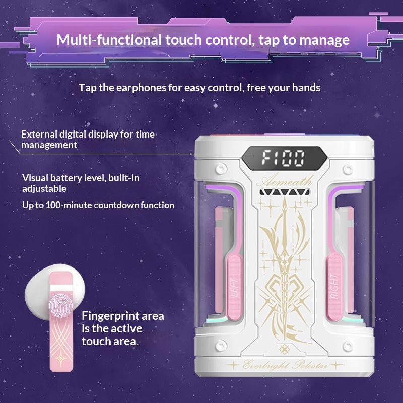 Earphone Bluetooth Anime Elysi - Esports Gaming Earbuds ulasan dan harga