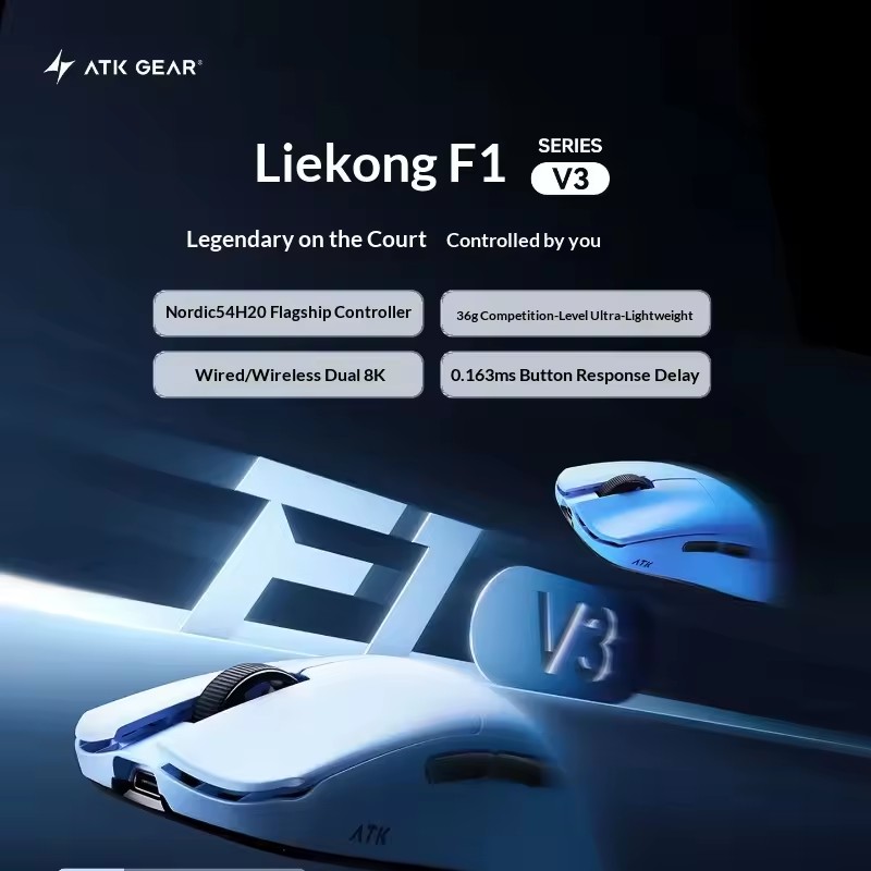 ATK F1 V2/V3 Mouse Nirkabel Tr - Esports Gaming Mouse ulasan dan harga
